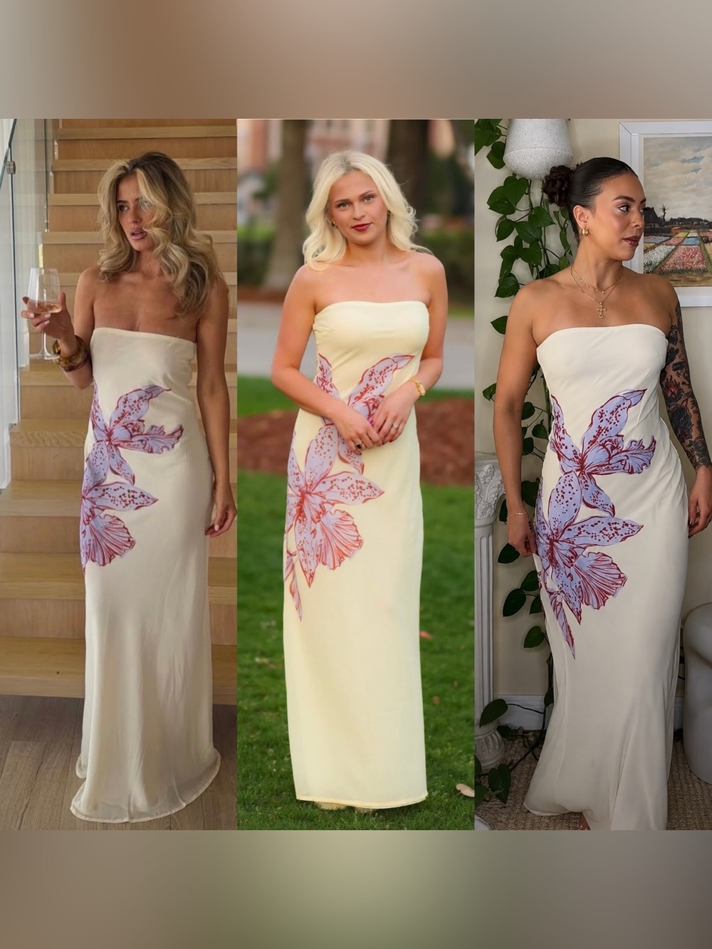 PEPPERMAYO Amelle Maxi Dress in PURPLE FLORAL